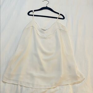 Naked Zebra Cream Camisole Top